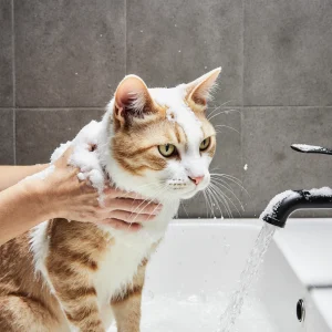 چگونه گربه خود را به حمام کردن عادت دهیم؟
