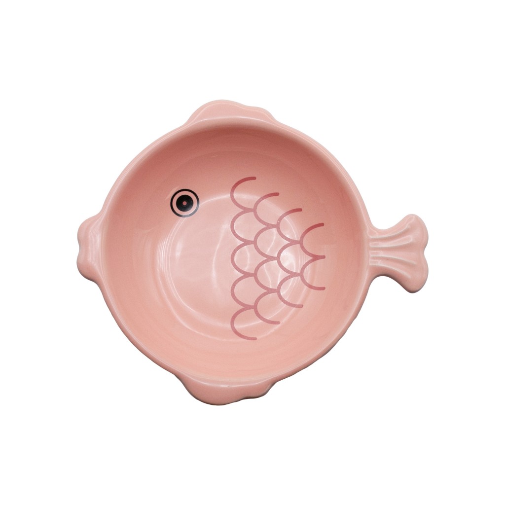 ظرف سرامیکی کنسرو خوری طرح ماهی