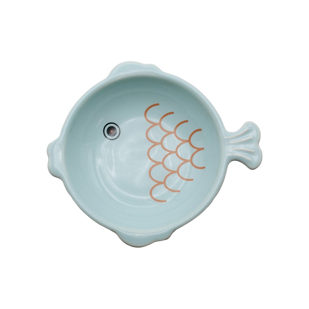 ظرف سرامیکی کنسرو خوری طرح ماهی