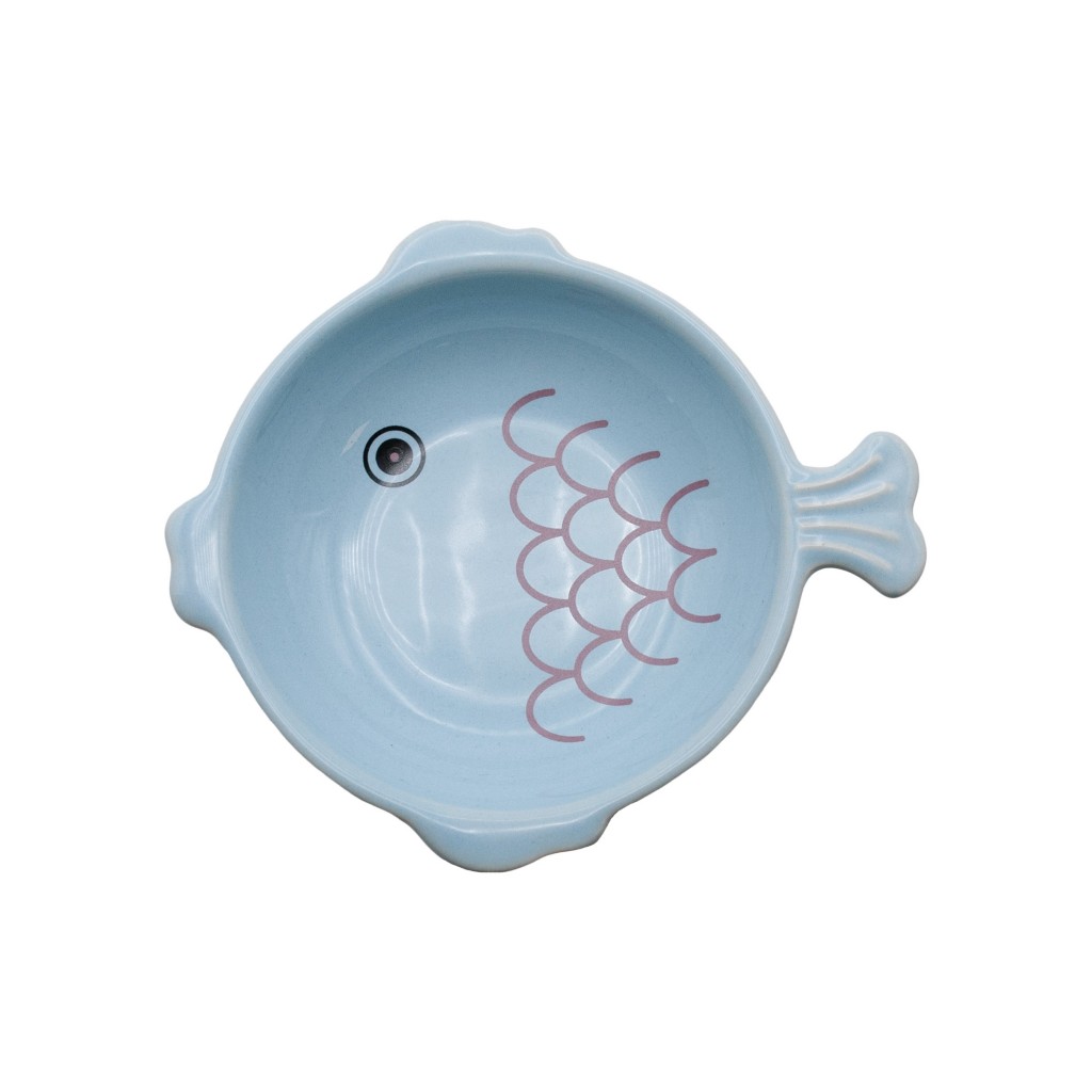 ظرف سرامیکی کنسرو خوری طرح ماهی