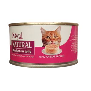 کنسرو گربه نچرال مرغ رویال کوکو
