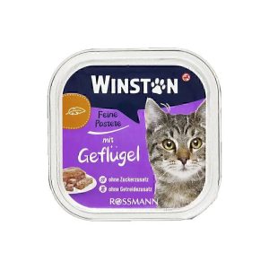 ووم گربه وینستون گوشت پرندگان 100 گرمی