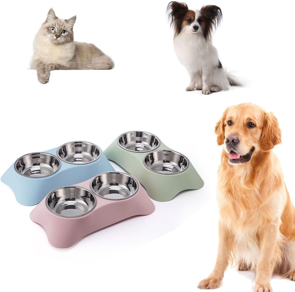 ظرف دو قلو داخل استیل مستطیل