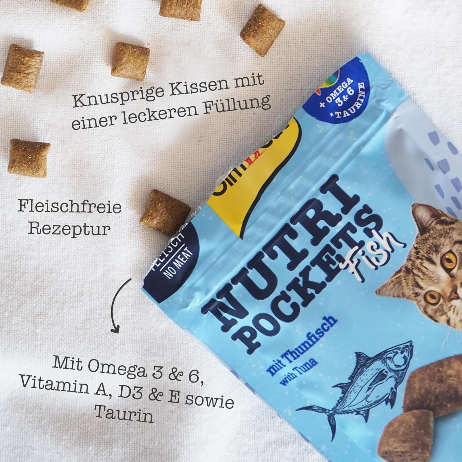 اسنک نوتری ماهی و سالمون جیم کت