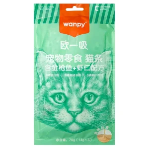 بستنی گربه ماهی تن و میگو ونپی سبز