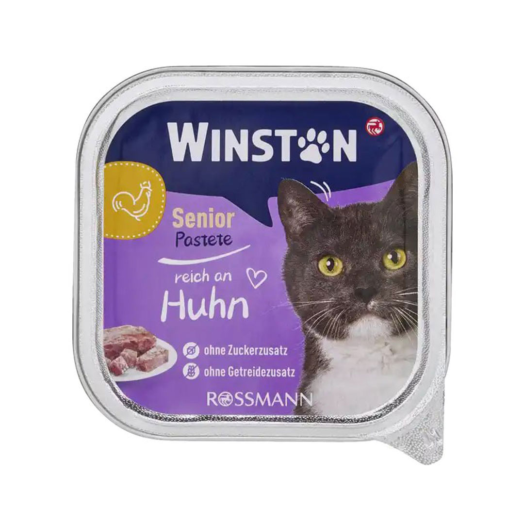 ووم گربه وینستون مرغ گربه بزرگ 100 گرمی