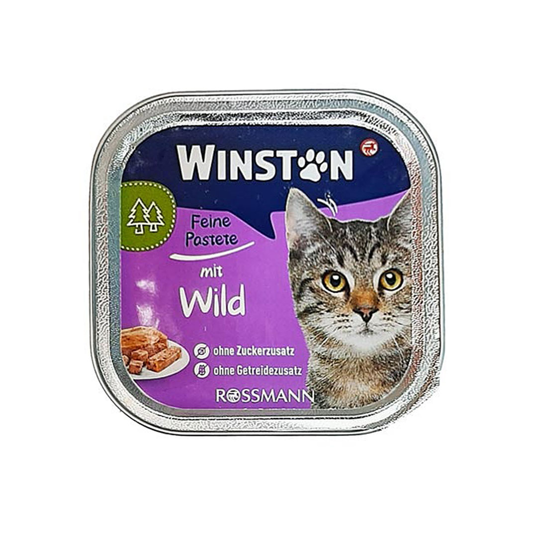 ووم گربه وینستون گوشت شکاری 100 گرمی