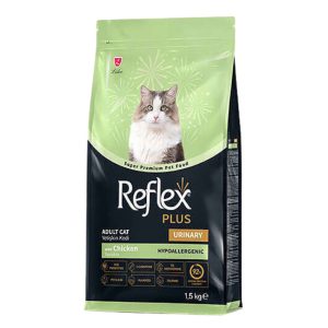 غذا خشک گربه رفلکس+ یورینری 1.5 کیلویی