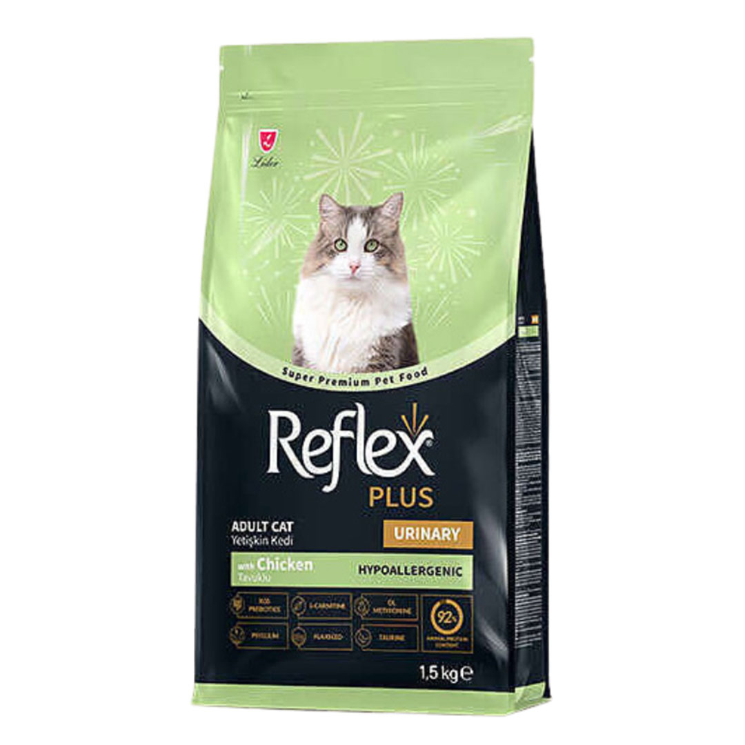 غذا خشک گربه رفلکس+ یورینری 1.5 کیلویی