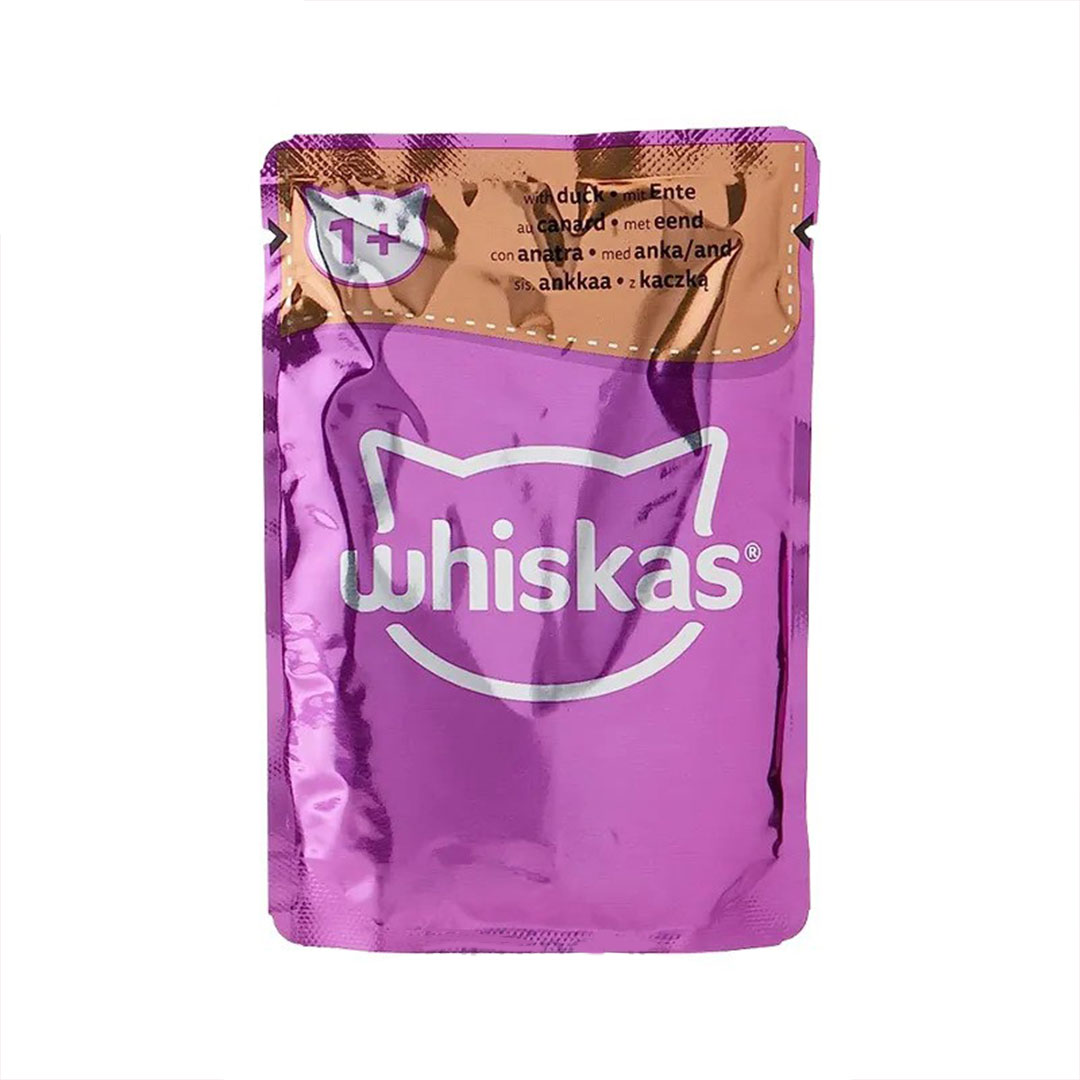 پوچ گربه ویسکاس اردک 85 گرمی