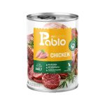کنسرو نچرال توله سگ گوشت مرغ پابلو 400 گرمی
