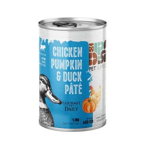 کنسرو dps گربه مرغ اردک کدو تنبل 400 گرمی