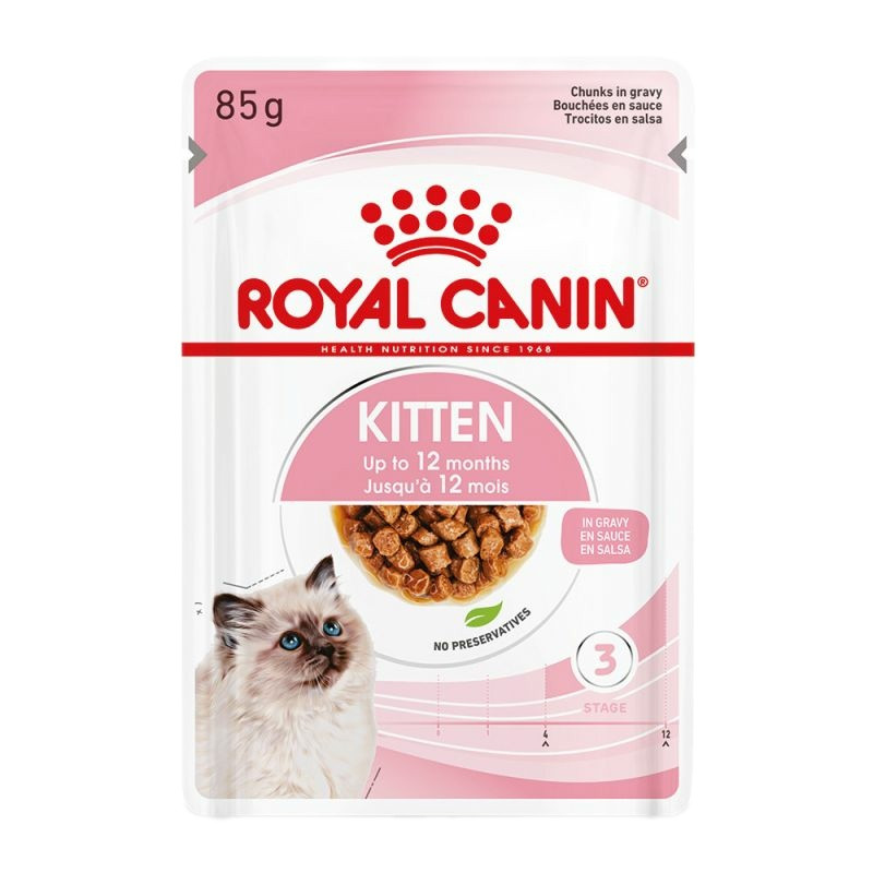 پوچ گربه رویال کنین کیتن 85 گرمی