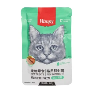 پوچ گربه مرغ و میگو سبز ونپی