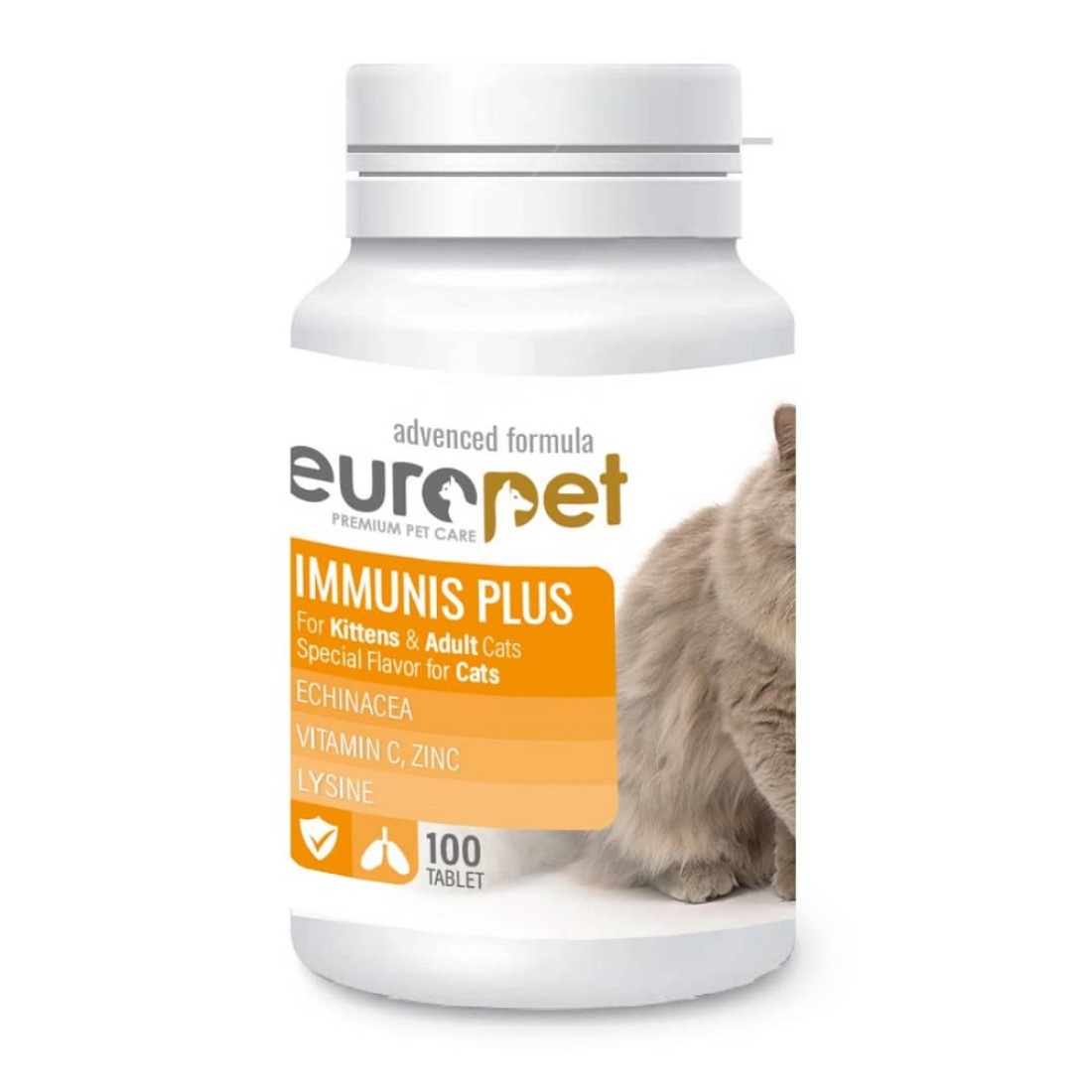مکمل تقویت ایمنی گربه یوروپت 100 عددی