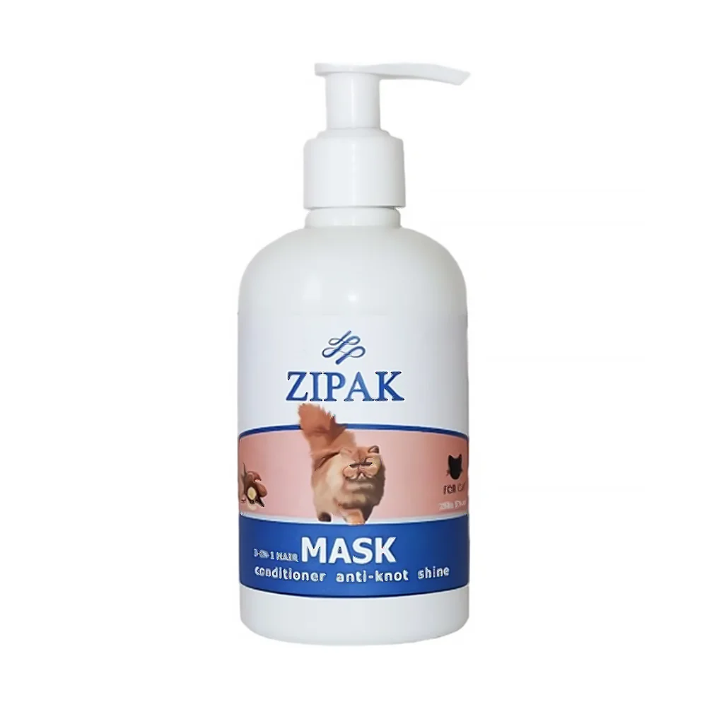 ماسک مو زیپک مخصوص گربه 200 میل