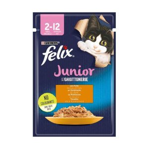 پوچ گربه فلیکس ترک جونیور 85 گرمی