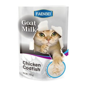 پوچ گربه فنبی شیر بز مرغ و ماهی کاد 85 گرمی