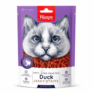تشویقی گربه ونپی مدل Duck Jerky Strips وزن 80 گرم