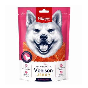 تشویقی سگ ونپی مدل Venison Jerky وزن 100 گرم