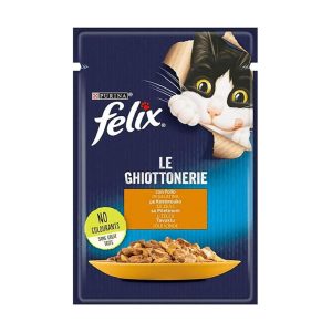 پوچ گربه فلیکس ترک مرغ 85 گرمی