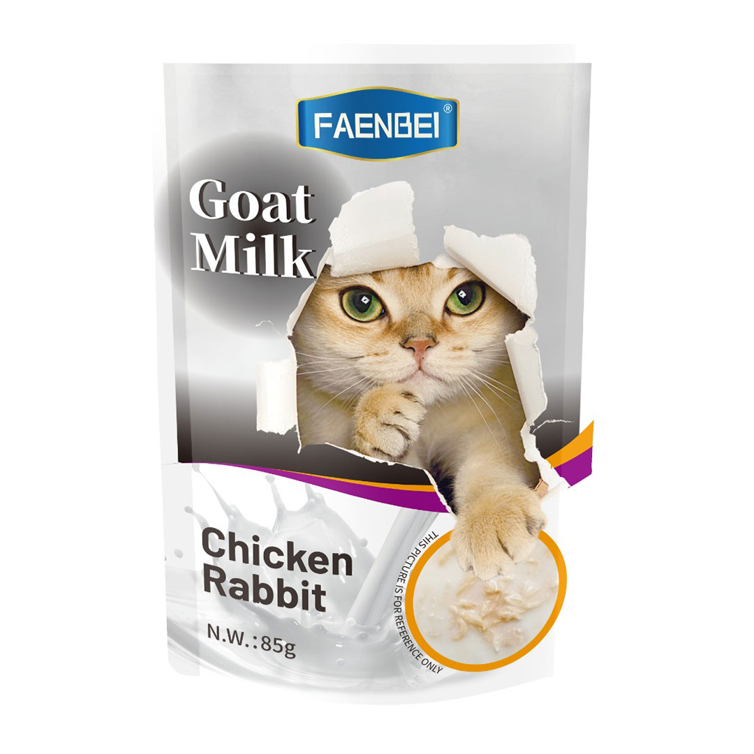 پوچ گربه فنبی شیر بز مرغ و خرگوش 85 گرمی