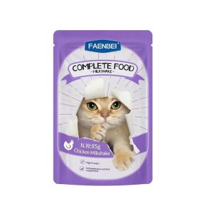 پوچ گربه فنبی با طعم میلک شیک مرغ 85 گرمی