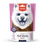 تشویقی سگ ونپی مدل Puff Sticks Beef وزن 100 گرم