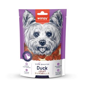 تشویقی سگ ونپی مدل Duck Jerky Dumbblells وزن 100 گرم
